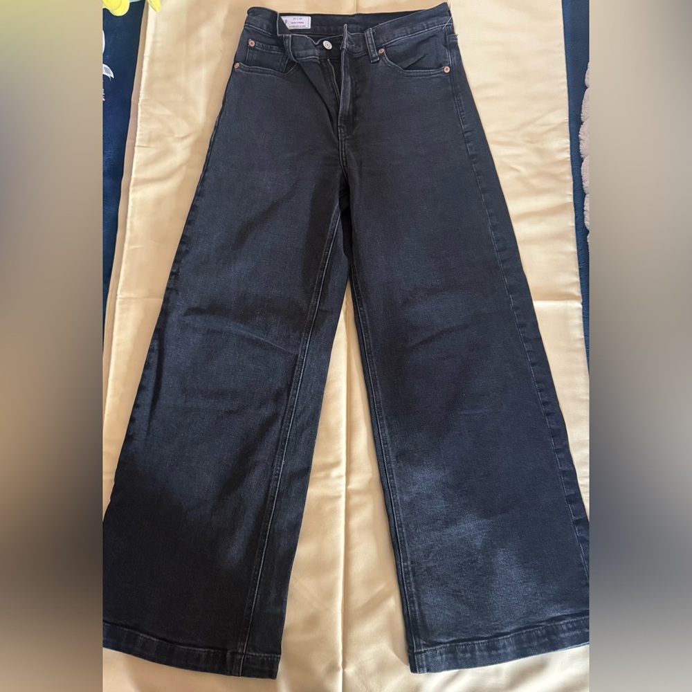 GAP High Stride Wide Leg Jeans Size 27/4S